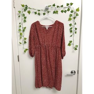 Patterned Maternity Dress